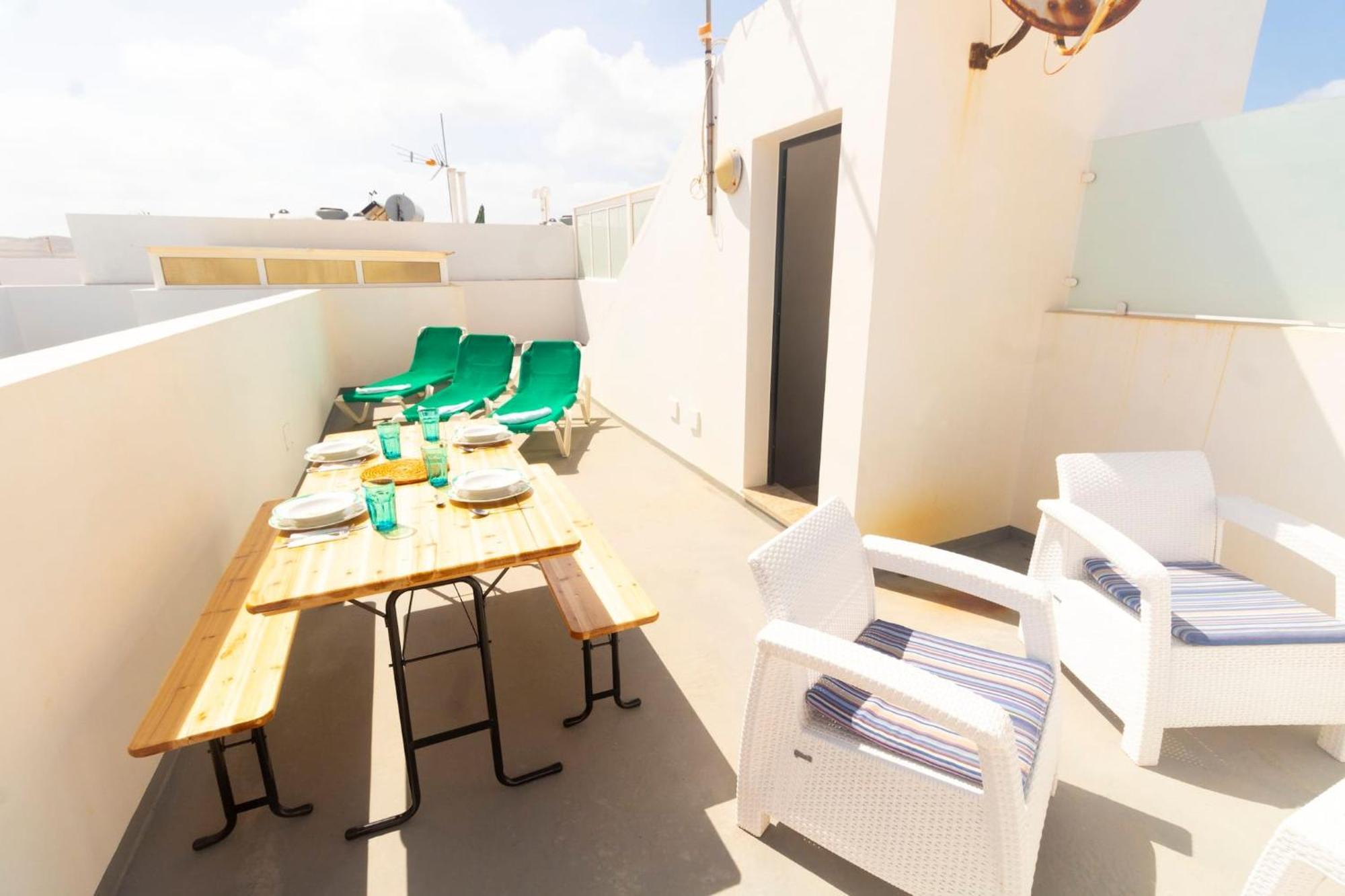 Casa Bianca Caleta De Famara Hotel ภายนอก รูปภาพ